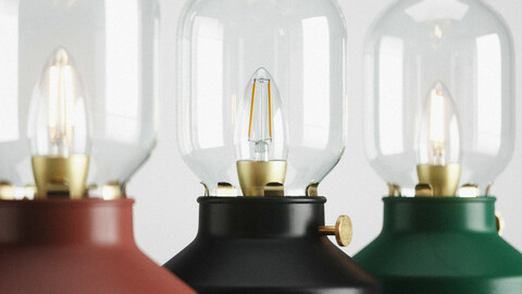 Table lamp TARNABY by IKEA 3D model