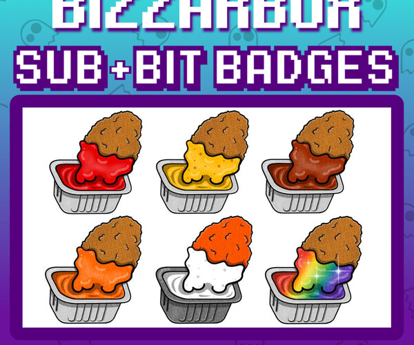 ArtStation - 18 Bits Badges For Twitch, Subscribe Badges, Cheer