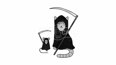 Cat and Mouse Grim Reapers