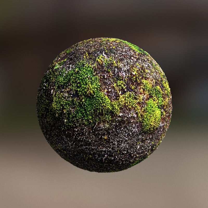 ArtStation - stones with moss | Game Assets