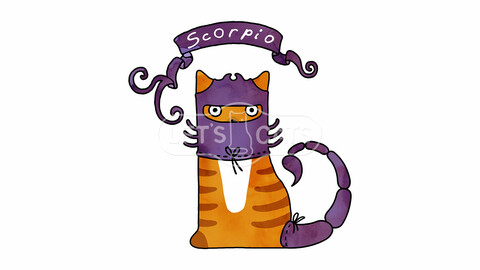 Scorpio Cat - Zodiac Sign