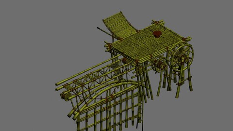 - Campanula Island scene - wooden door organs 01