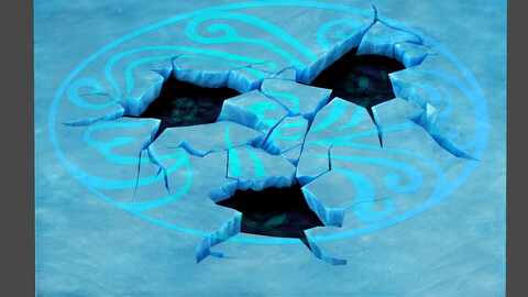 Game Model - snow - ice cave 01