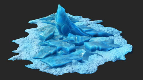 Game Model - snow - ice heap 01