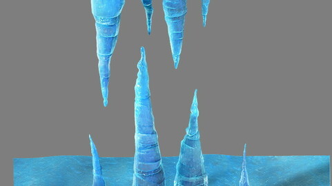 Game Model - snow - ice shoots 01