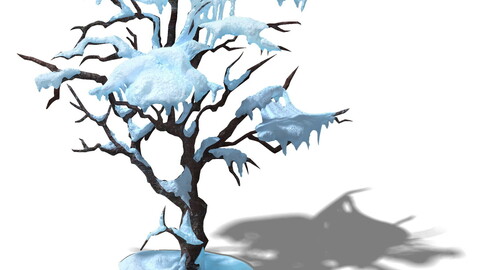 Game Model - snow - ice with maple 01