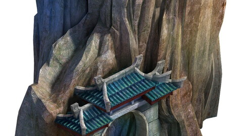 mprehension scene - the cave entrance building 01