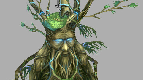 Game Model Arena - big vine tree 01