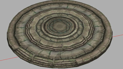 Game Model Arena - Swamp Stonehenge base 01