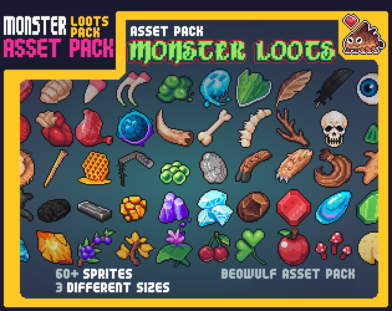 Fantasy Icon Pixel Pack in 2D Assets - UE Marketplace