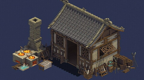 Gang - weapon blacksmith shop 01