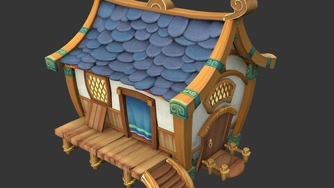 Cartoon World - House 001