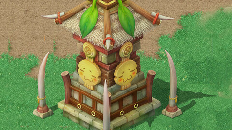 Cartoon World - Shaman Prophet God Tower 04