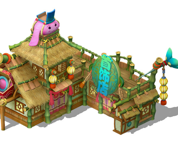 ArtStation Cartoon World Jewelry Store Game Assets