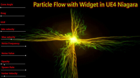 Particle Flow in UE4.26 Niagara