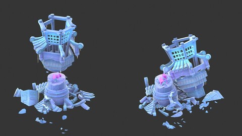 Cartoon Sky City - Izory Tower 02