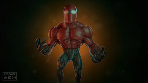 Chibi Toxin - 3D printable model