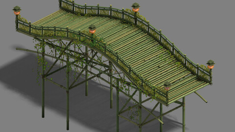 Shushan - bamboo bridge