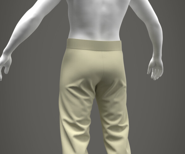ArtStation - Pants BASIC Pattern (Marvelous Designer / Clo 3D project ...