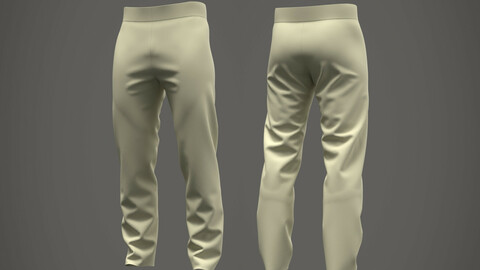 Pants BASIC Pattern (Marvelous Designer / Clo 3D project)