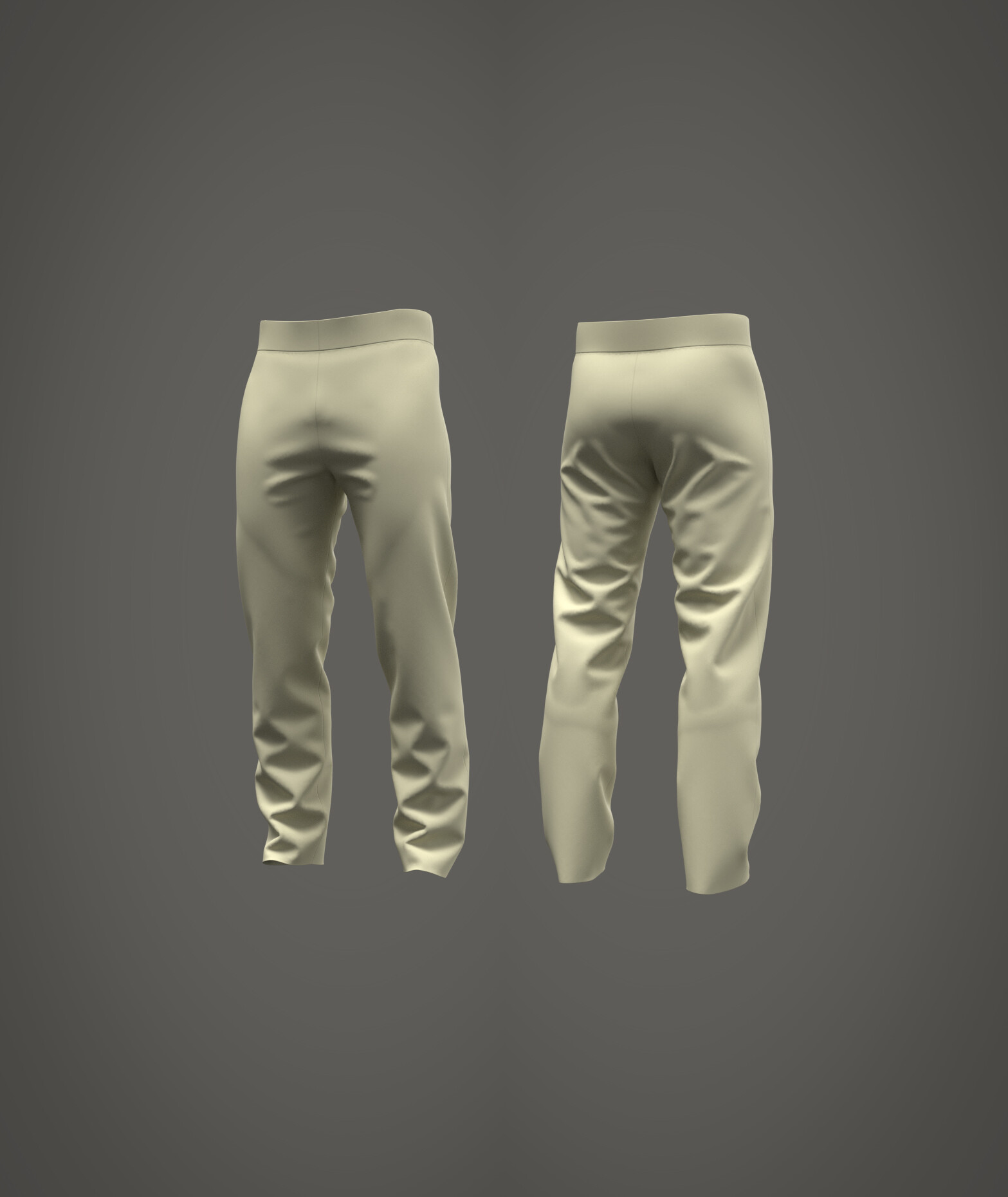 ArtStation - Pants BASIC Pattern (Marvelous Designer / Clo 3D project ...