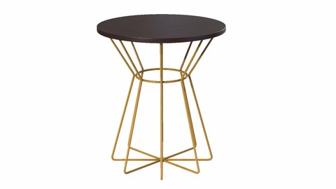 Gretel End Table mango wood finish