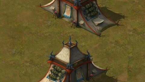 Field - military tent