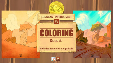 Coloring - Desert Environment