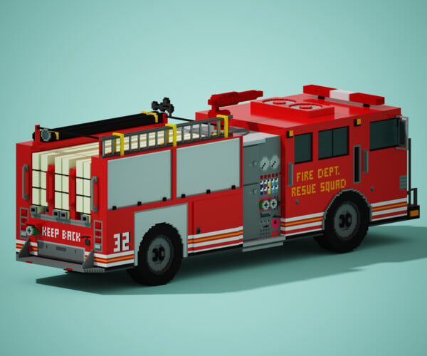 ArtStation - Fire truck | Resources