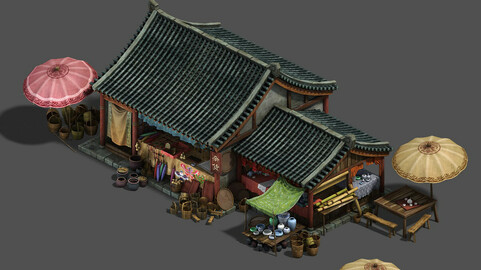 Medium city - grocery store