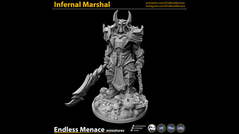 Infernal Marshal | 3D print ready
