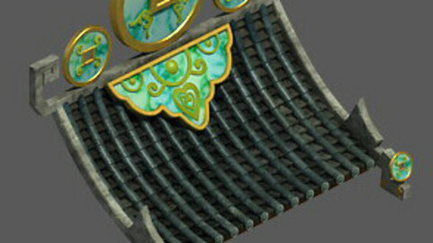 Chinese architecture - coin roof