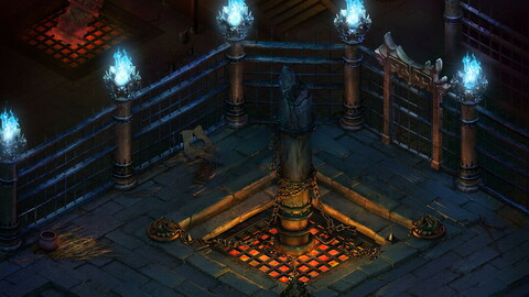 Main city Yamen dungeon interior