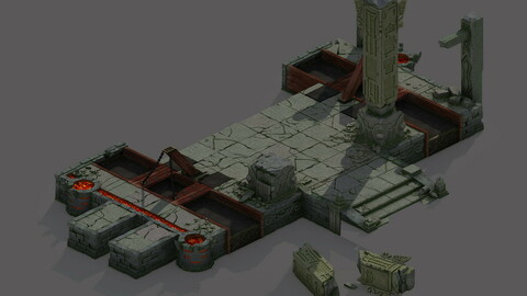 Horde - broken stone platform