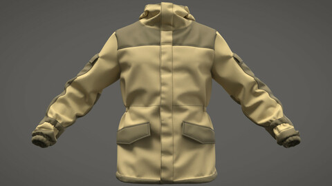 Military Jacket (combat uniform "Gorka") (Marvelous Designer / Clo 3D project)