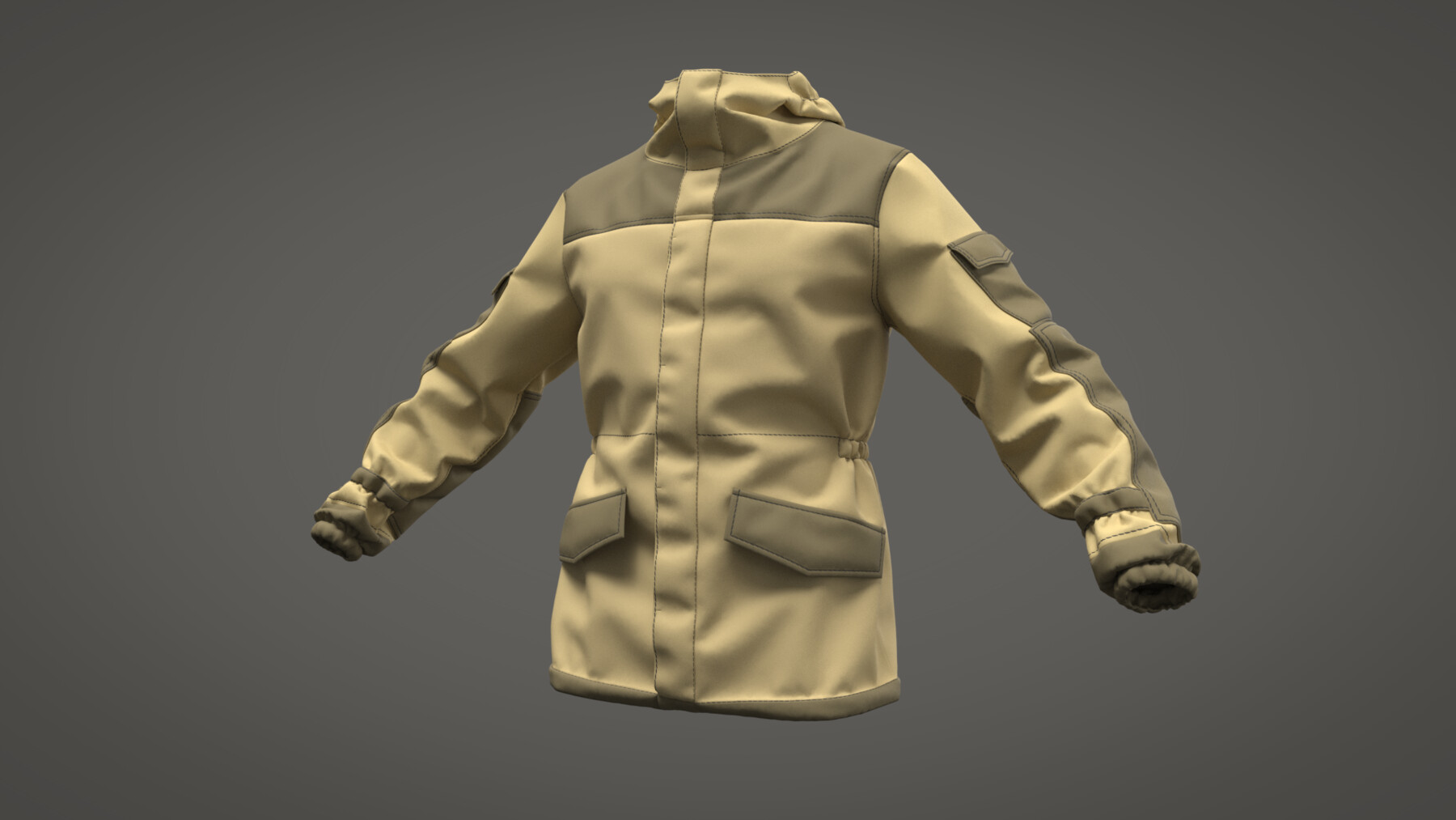 ArtStation - Military Jacket (combat uniform 