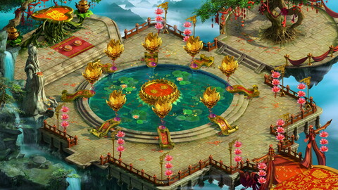Game Model - City Architecture - Marriage Scene