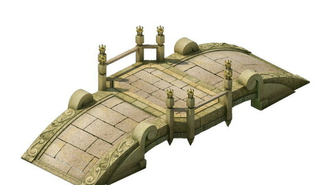Game Model - City Stone Bridge