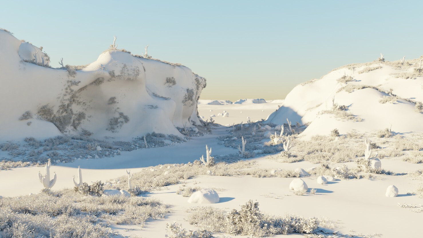 ArtStation Dangerous canyon in Blender Resources