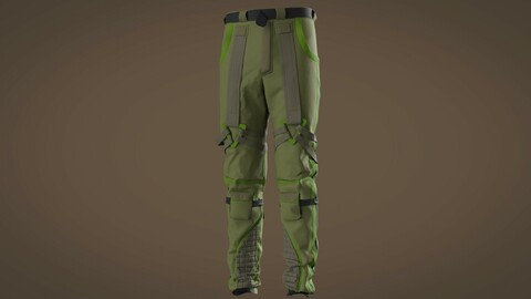 Men's pants Marvelous Designer Clo3d
