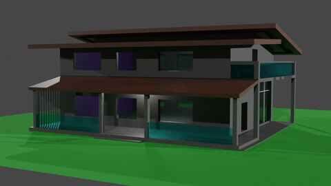 House without interior