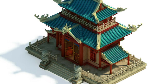Volcano Hill - Palace Architecture 02