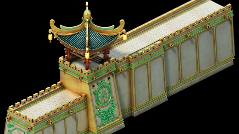 Game Model - Ancient City Wall