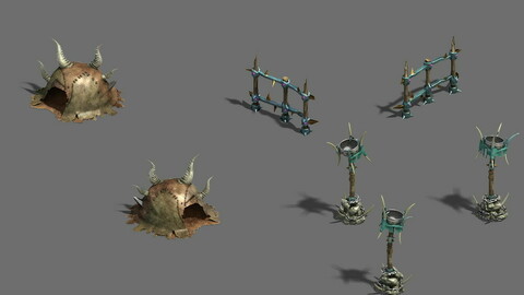 Monster base - decoration