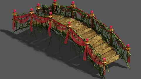 Wedding - wooden bridge