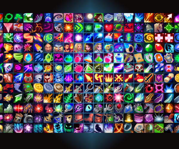 ArtStation - Fantasy Skill Icons Pack | Game Assets