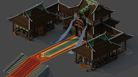 Family scene - bank - warehouse