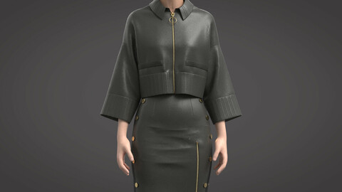 Famel Outfit 8 Marvelous Designer , Clo 3D