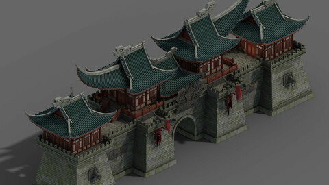 Building - Wall Gate 08