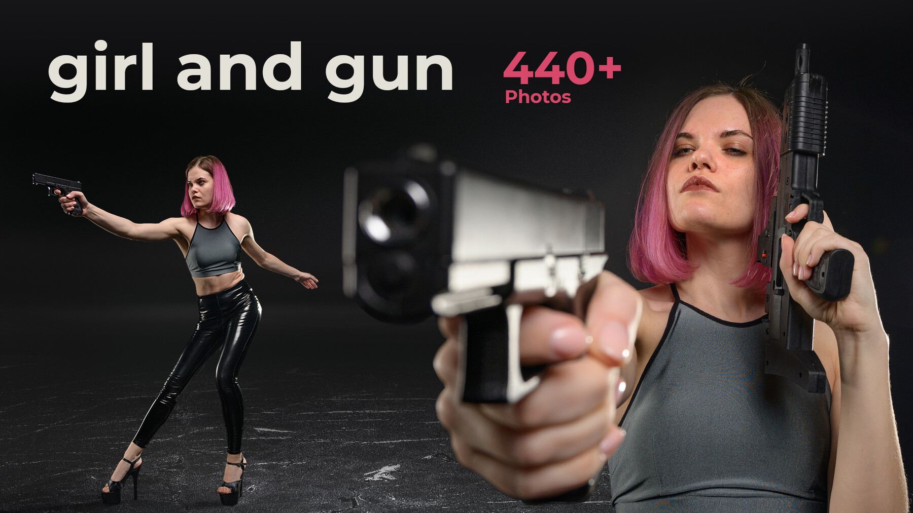 303 Girl Crouched Gun Images, Stock Photos & Vectors | Shutterstock